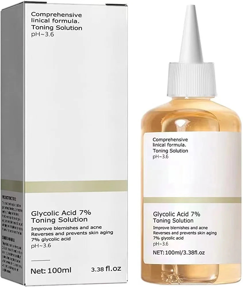 Glykolsyra Toner 7% – Exfolierande Ansiktsvatten 100 ml
