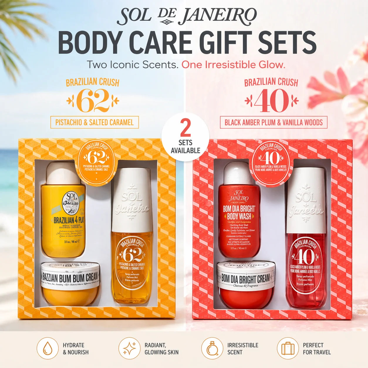Sol de Janeiro Reseset – Duschgel, Kroppskräm & Body Mist