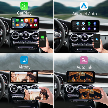 Mercedes-Benz Infotainmentskärm – CarPlay & Android Auto, 10,25" eller 12,3"
