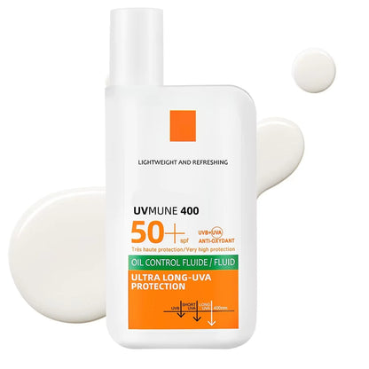 Solskydd SPF50+ – Lätt & Icke-fettande för Ansikte & Kropp