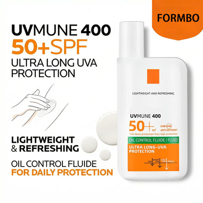Solskydd SPF50+ – Lätt & Icke-fettande för Ansikte & Kropp