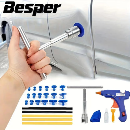 Buckelborttagare för Bil – Paintless Dent Repair Kit med Sugkoppar