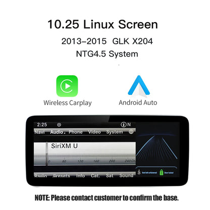 Mercedes-Benz Infotainmentskärm – CarPlay & Android Auto, 10,25" eller 12,3"