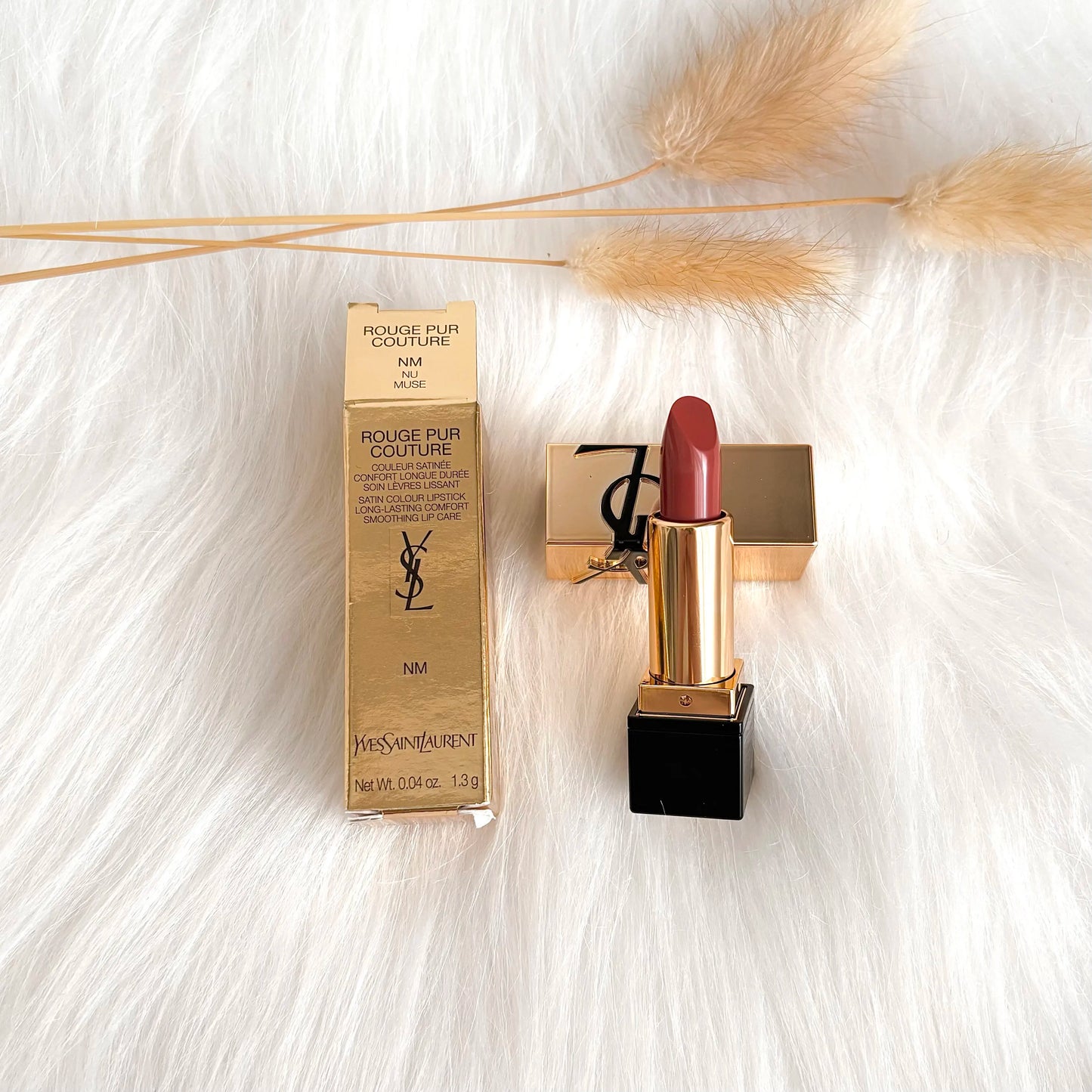 YSL Rouge Pur Couture Läppstift Mini – NM Nu Muse 1.3g