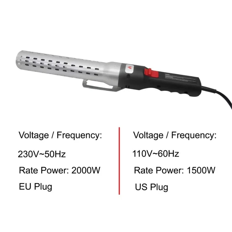 Elektrisk Koltändare för BBQ & Kamado – 2000W, 600°C