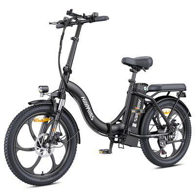 HillMiles MilePort 1 Vikbar Elcykel – 250W, Fat Tires, 100 km Räckvidd
