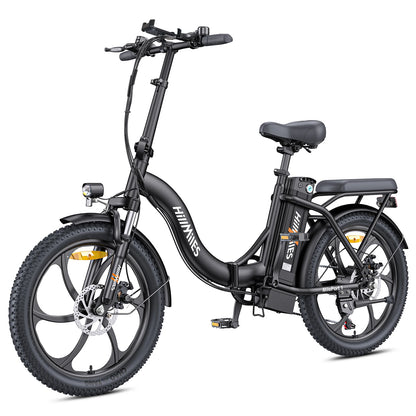 HillMiles MilePort 1 Vikbar Elcykel – 250W, Fat Tires, 100 km Räckvidd