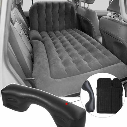Inflatable Car Mattress Bed Truck SUV Backseat Camping Air Mattress with Air Pump & Pillow, Blow Up Car Sleeping Mattress