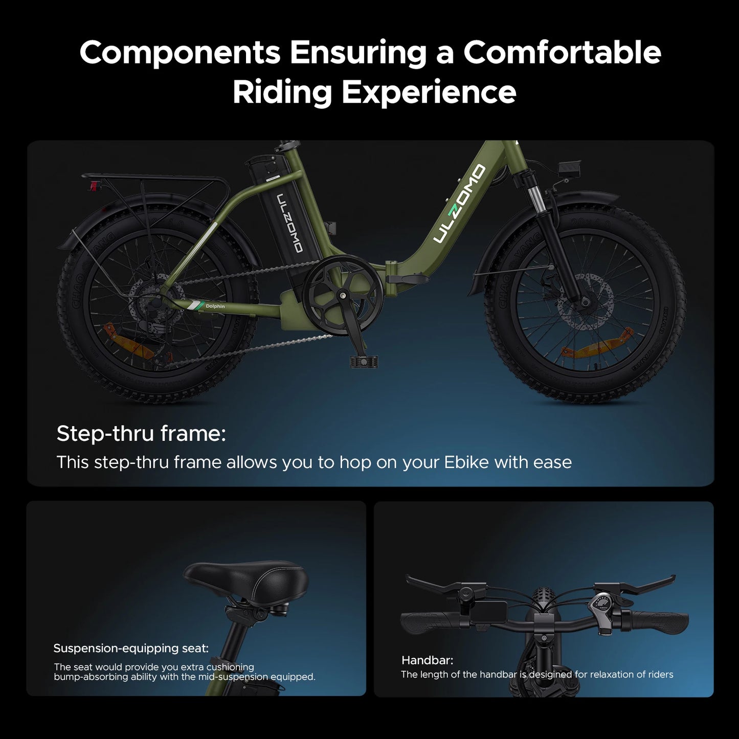 ENGWE Dolphin Hopfällbar Elcykel 250W – 89 km Räckvidd
