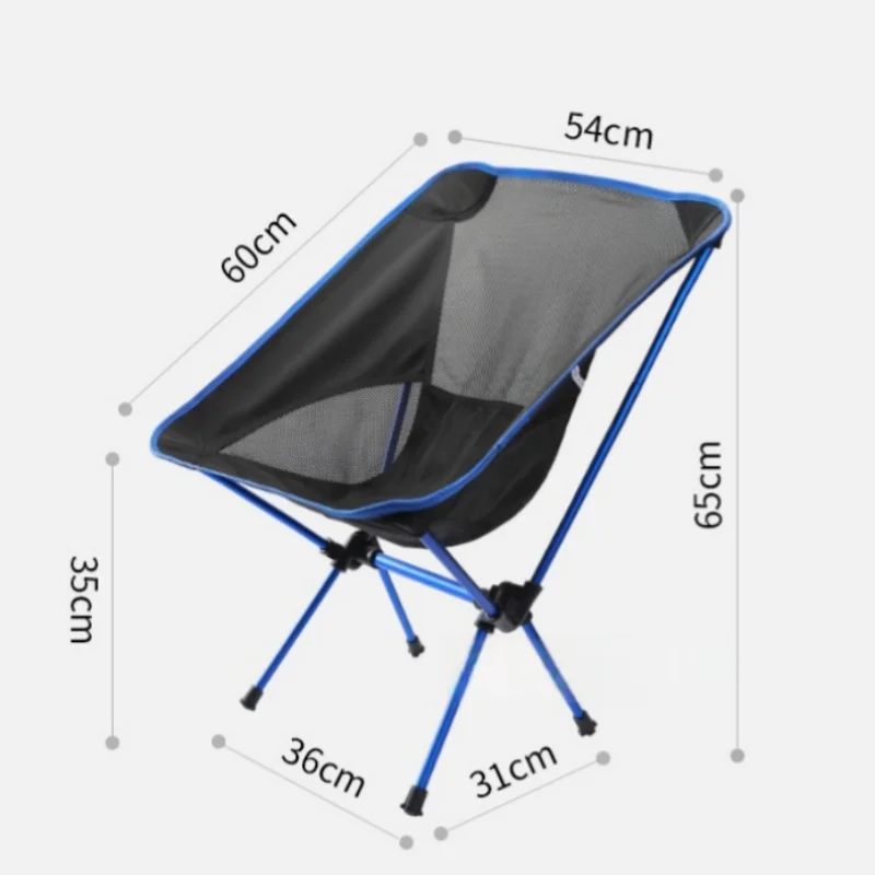 Hopfällbar Campingstol i Aluminium – Lätt & Bärbar