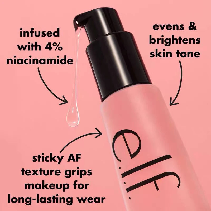 e.l.f. Power Grip Primer – Gelbaserad Sminkprimer för Långvarig Makeup