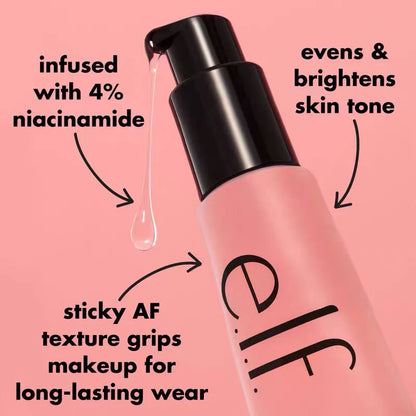 e.l.f. Power Grip Primer – Gelbaserad Sminkprimer för Långvarig Makeup