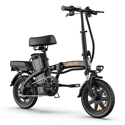 URLIFE F1L Hopfällbar Elcykel 250W – 48V Stadspendelcykel