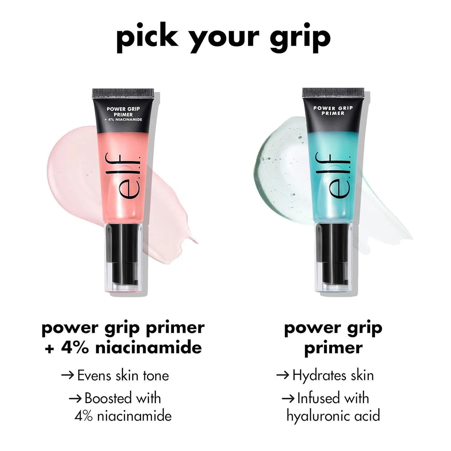 e.l.f. Power Grip Primer – Gelbaserad Sminkprimer för Långvarig Makeup
