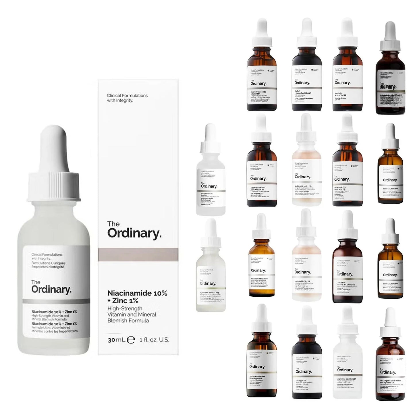 The Ordinary Ansiktsserum 30ml – Flera varianter