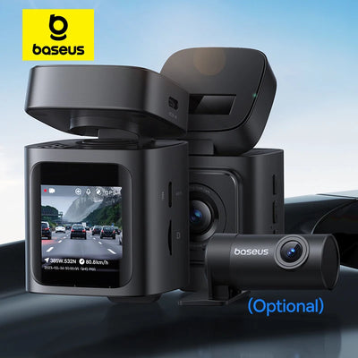 Baseus VD1 Dashcam 3K – Fram & Bak, GPS, WiFi, Parkeringsbevakning
