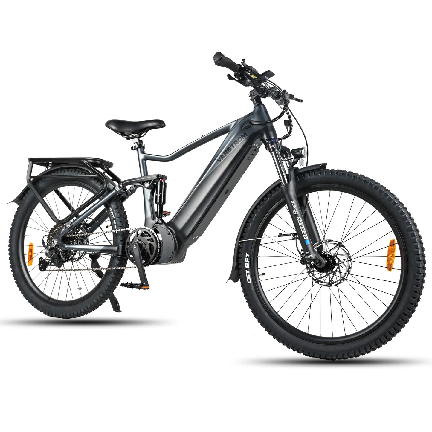 [EU Direct ] Varstrom Electric Mountain Bike Ebike Off-Road 960Wh Battery 750W Mid Motor Cycling Cycling Mens Trekking MTB
