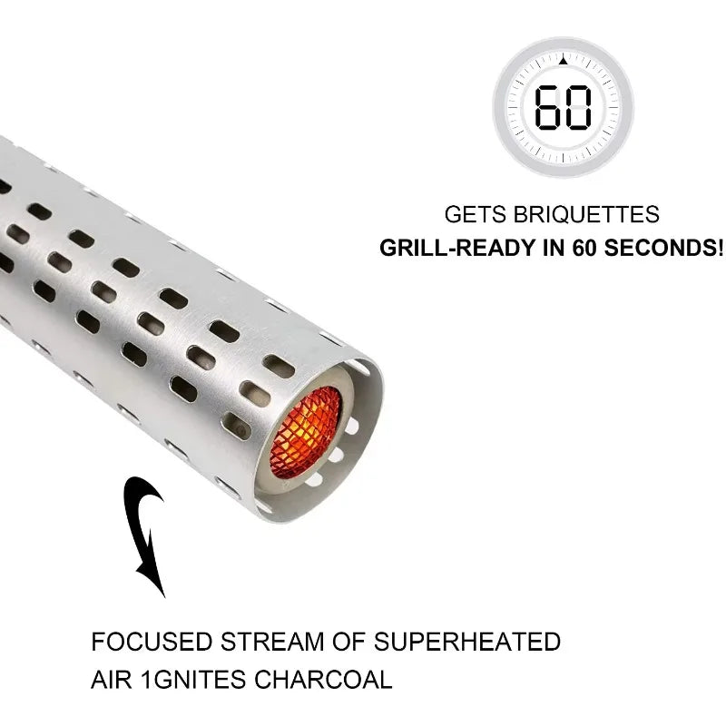Elektrisk Koltändare för BBQ & Kamado – 2000W, 600°C