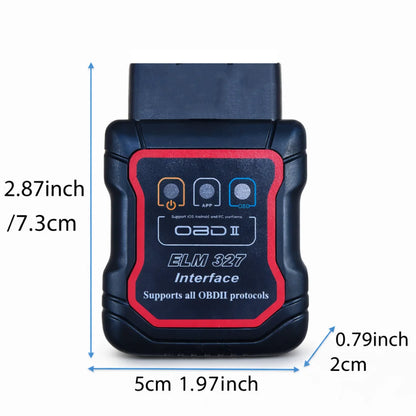 OBD2 Bluetooth 5.0 Scanner – Felkodsläsare för Android & iOS