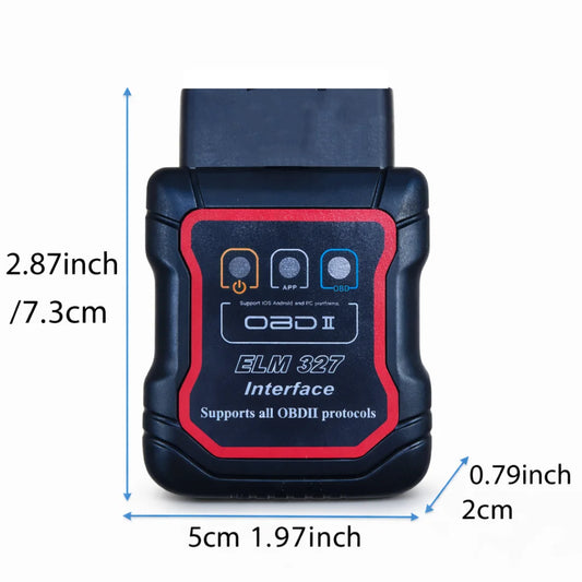 OBD2 Bluetooth 5.0 Scanner – Felkodsläsare för Android & iOS