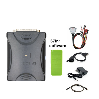 J2534 VCI Programmer v2.21.22 with Dongle (67 Modules)