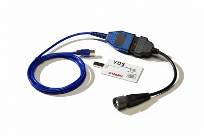 Yamaha YDS kit vit bakgrund